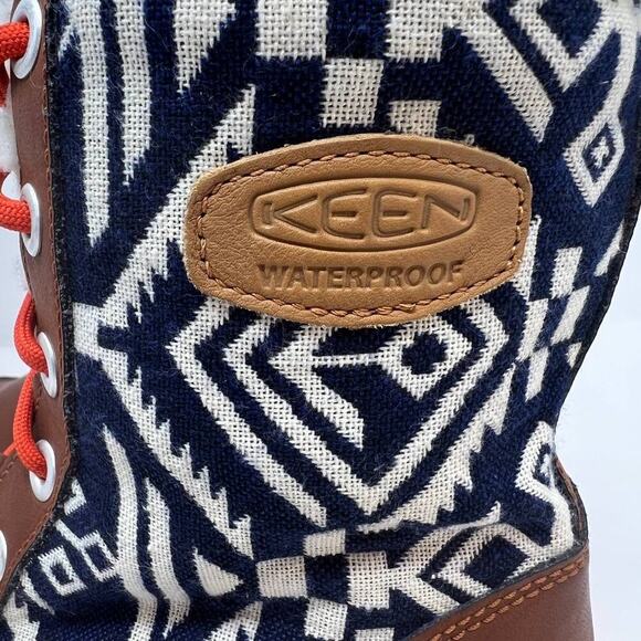 Keen Women's Elsa Lined Winter Boots Size 6.5 Brown Leather - Picture 6 of 15